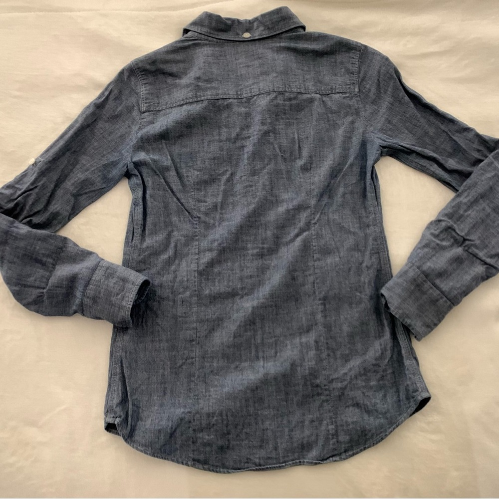 JCrew denim button down - Picture 3 of 7
